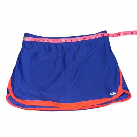 Champion Purple and Orange Short Mini Athletic Tennis Skirt Skort Girls XL 14 16 - Picture 5 of 5